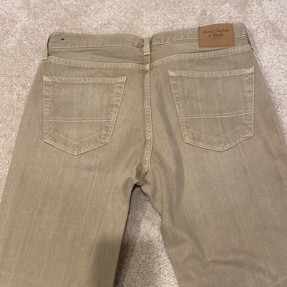 Abercrombie & Fitch Mens 5 Pocket Khaki Jeans. New Unworn Condition. - Picture 5 of 5